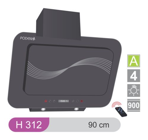 هود آشپزخانه پودنیس H312