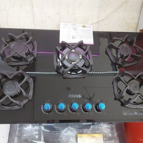  اجاق گاز رومیزی شیشه ای پودنیس مدلj6  